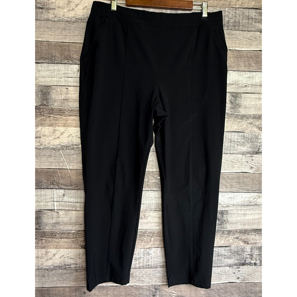 Columbia PFG Hiking Pants Mens Large Black Outdoors Camping Fishing Stretch